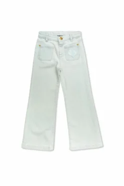 Versace Kids light blue Flared leg jeans