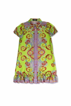 Versace Kids MULTICOLOUR Silk dress