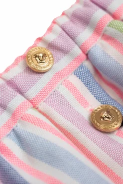 Versace Kids MULTICOLOUR Skirt with striped pattern
