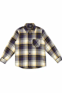 Versace Kids MULTICOLOUR Plaid pattern shirt