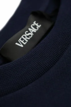 Versace Kids NAVY BLUE Dress with logo