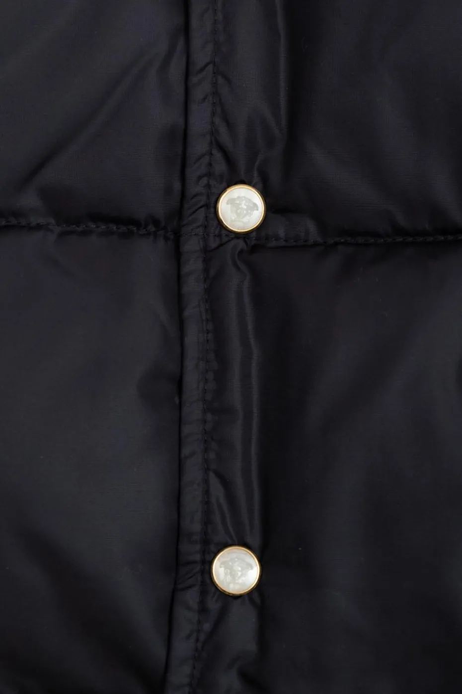 Versace Kids NAVY BLUE Insulated jacket with hood