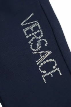 Versace Kids NAVY BLUE Pants with logo