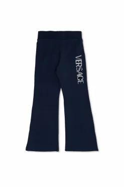 Versace Kids NAVY BLUE Pants with logo