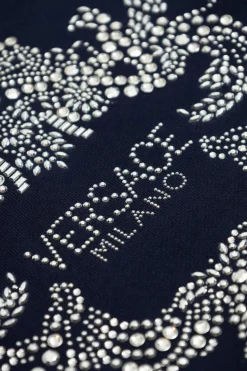 Versace Kids NAVY BLUE Sweatshirt with logo