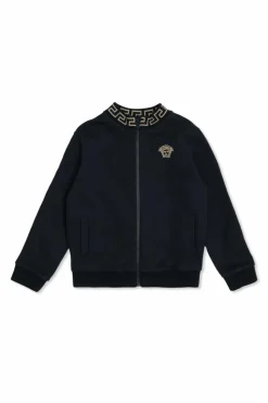 Versace Kids NAVY BLUE Sweatshirt with logo