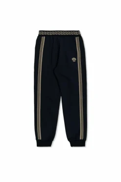 Versace Kids NAVY BLUE Track pants with side stripes
