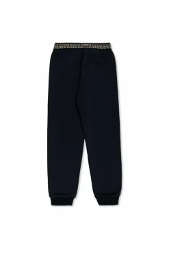 Versace Kids NAVY BLUE Track pants with side stripes
