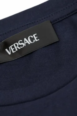 Versace Kids NAVY BLUE T-shirt with logo