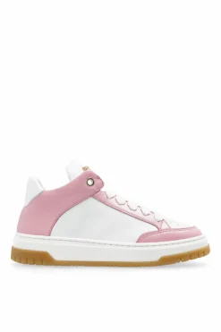 Versace Kids PINK Leather sneakers