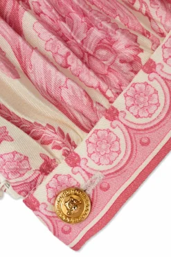 Versace Kids PINK Pleated skirt
