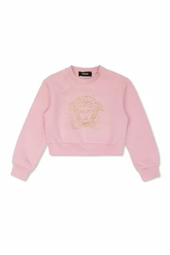 Versace Kids PINK Sweatshirt with logo