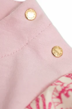 Versace Kids PINK T-shirt with decorative sleeves