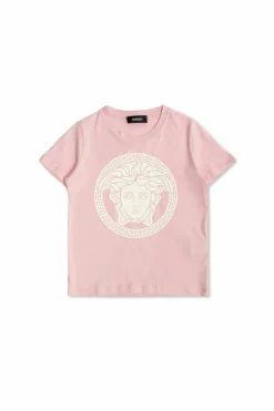 Versace Kids PINK T-shirt with printed logo