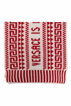 Versace Kids RED Wool scarf