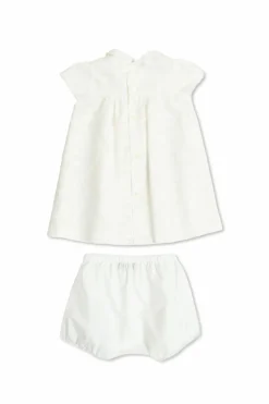 Versace Kids WHITE Dress with floral motif