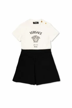Versace Kids WHITE Flared Dress from Versace Kids