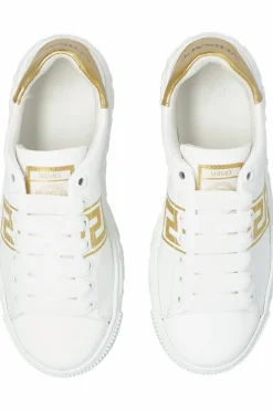 Versace Kids WHITE Sneakers with logo