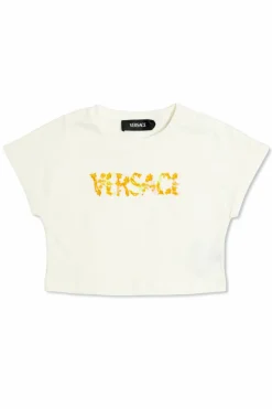 Versace Kids WHITE T-shirt with logo