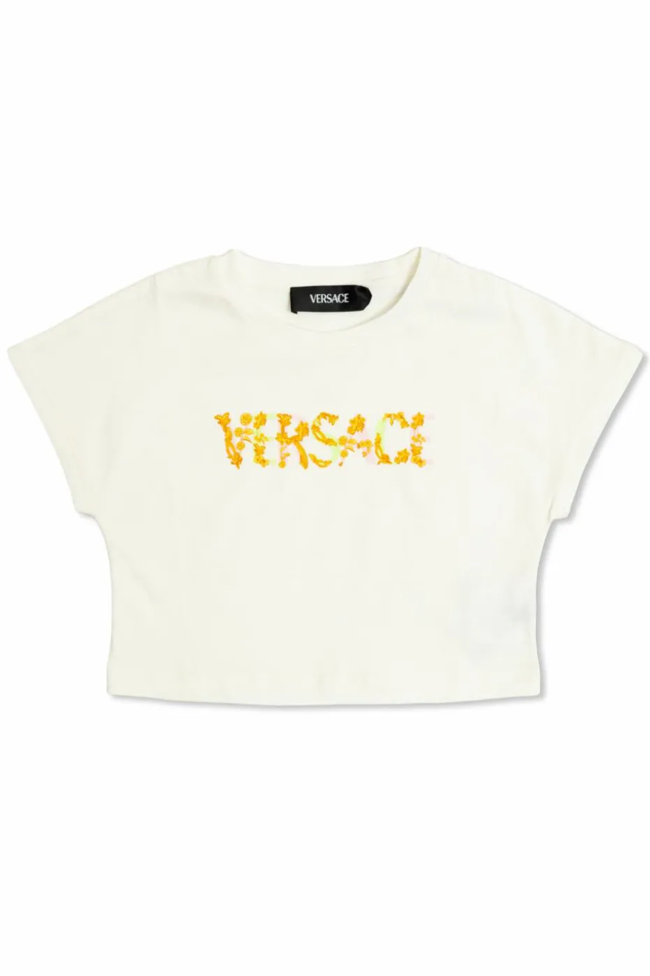 Versace Kids WHITE T-shirt with logo