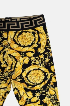 Versace Kids YELLOW Cotton leggings