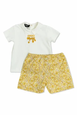 Versace Kids YELLOW Set: top and pants