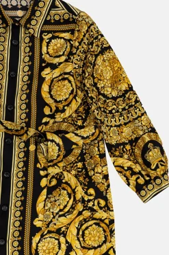 Versace Kids YELLOW Silk dress