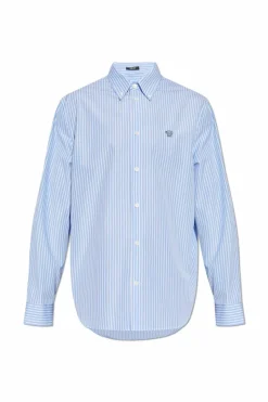 Versace light blue Shirt with Logo