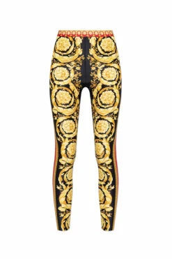 Versace MULTICOLOUR Leggings with "Barocco" print