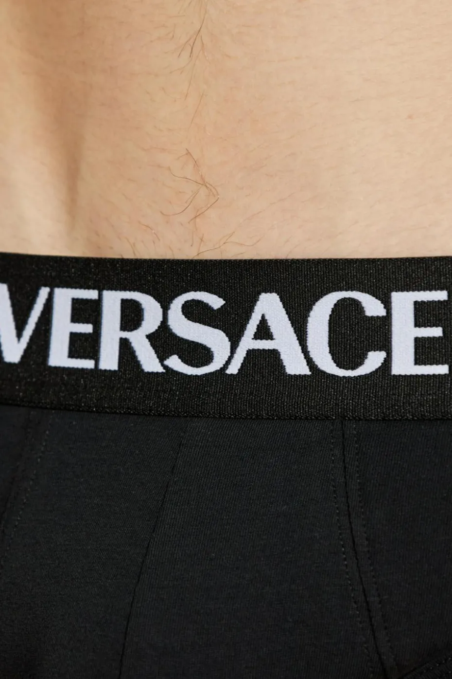 Versace MULTICOLOUR 2-pack of cotton briefs with logo