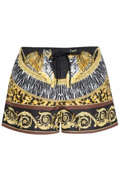 Versace MULTICOLOUR Printed swim shorts