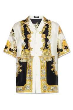 Versace MULTICOLOUR Shirt with 'Coral Theatre' print