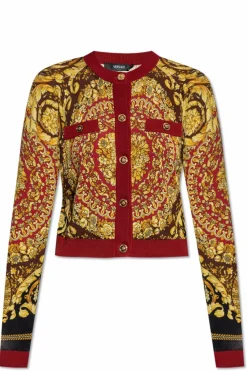 Versace MULTICOLOUR Silk cardigan