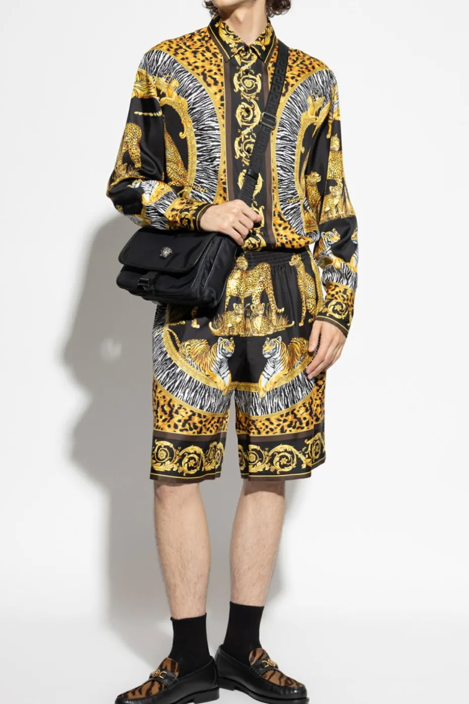 Versace MULTICOLOUR Silk shorts