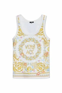 Versace MULTICOLOUR Top with colorful print
