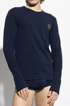 Versace NAVY BLUE Long-sleeve undershirt