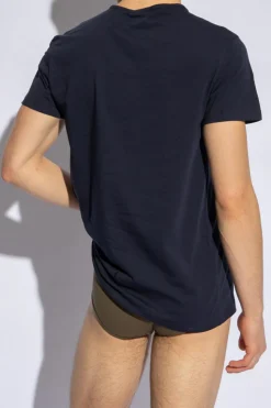 Versace NAVY BLUE ‘Underwear’ collection top