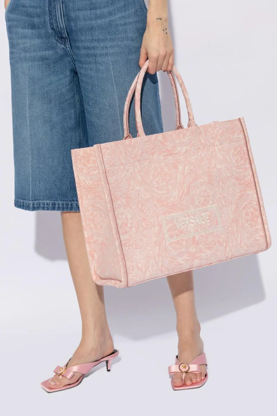Versace PINK ‘Athena’ shopper bag