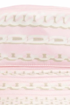 Versace PINK Hat with Versace Treasure print