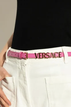 Versace PINK Leather belt