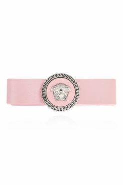 Versace PINK Satin hair clip