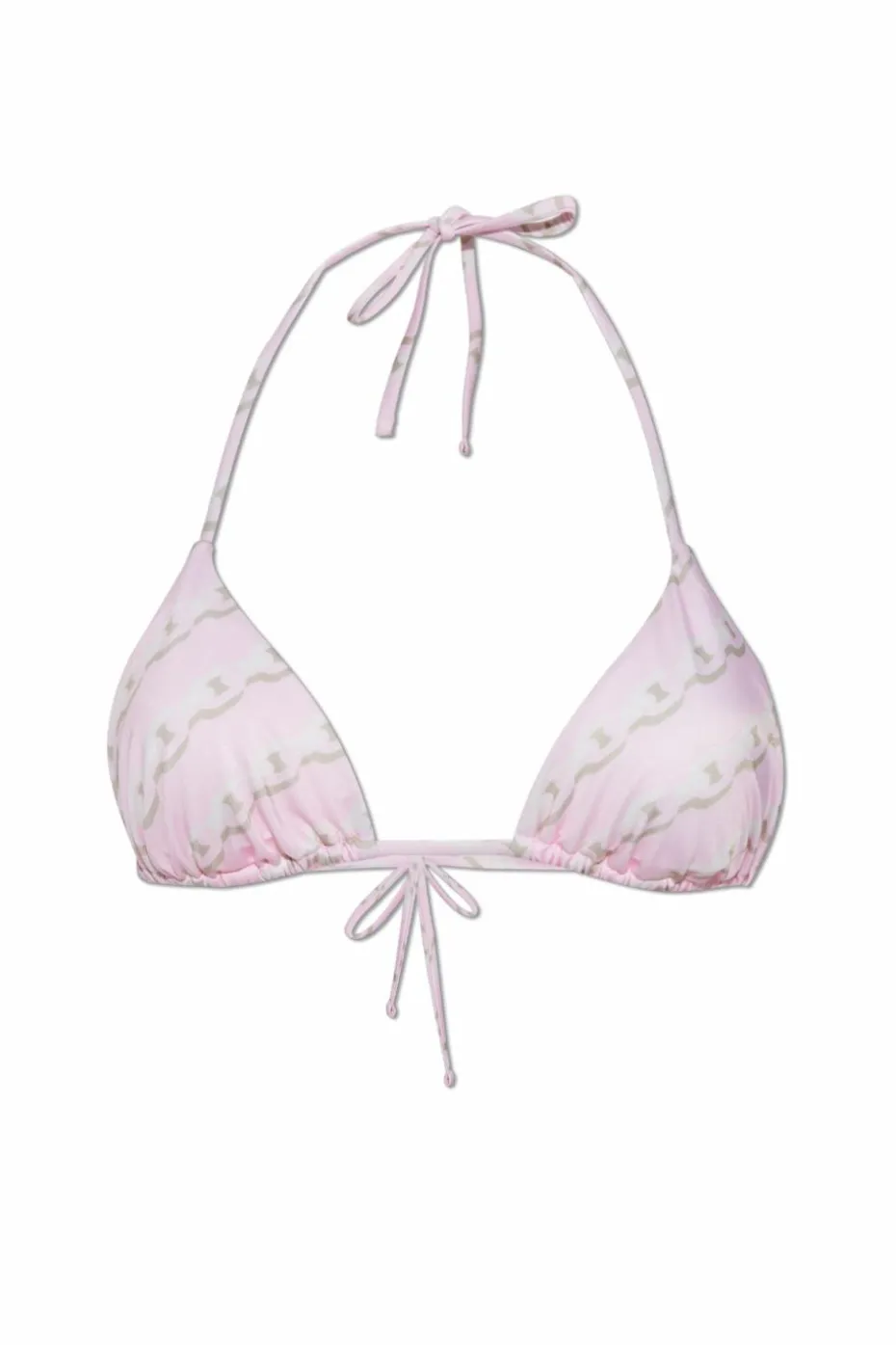 Versace PINK Swimsuit top with Versace Treasure print