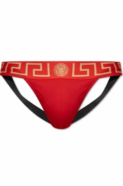Versace RED Cotton jockstraps