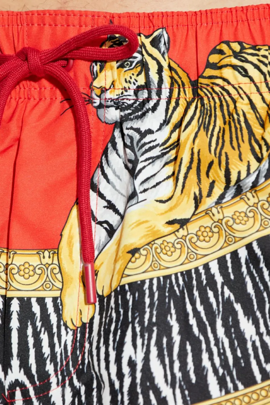 Versace RED Printed swim shorts