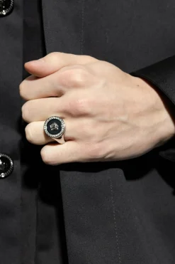 Versace SILVER Brass ring