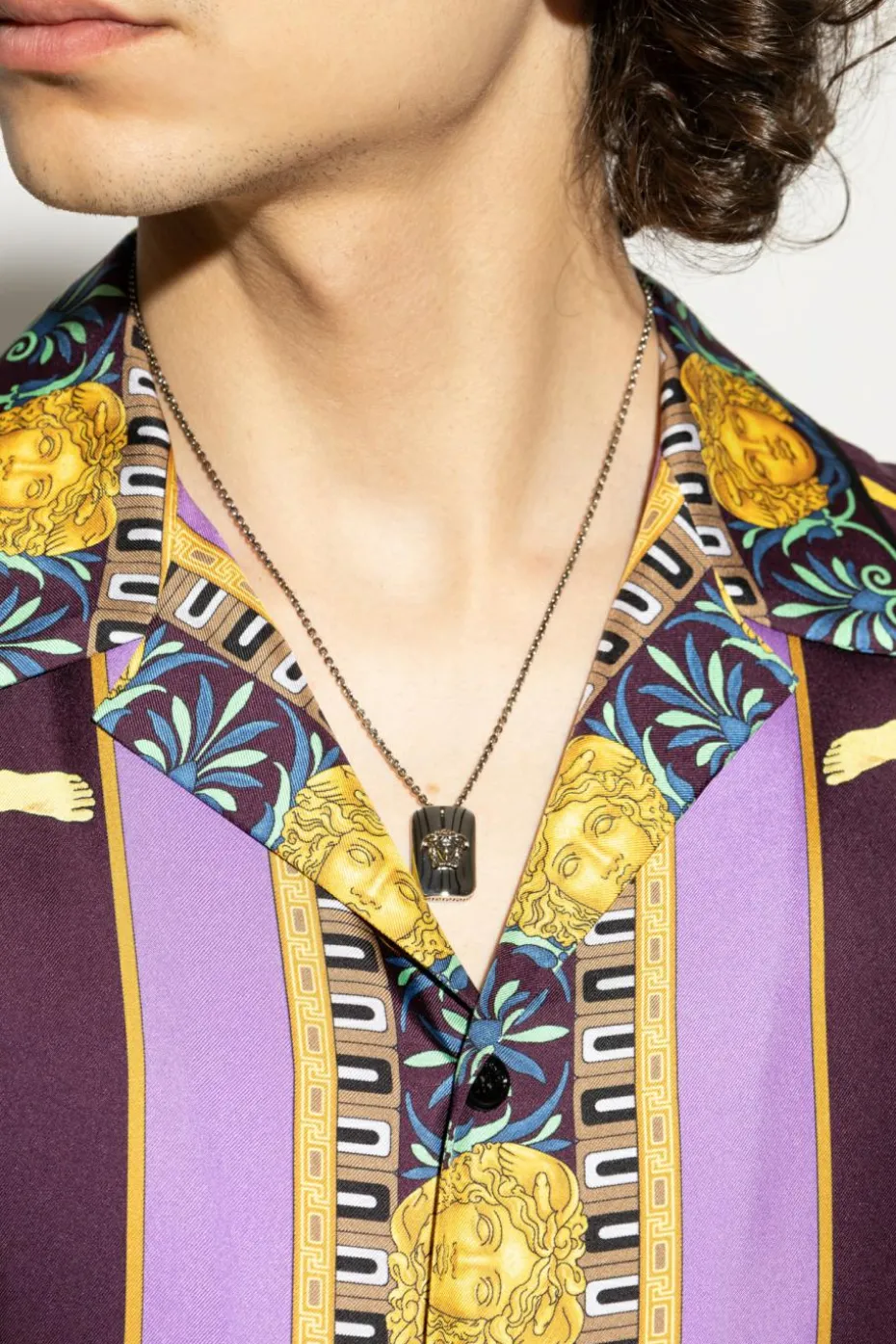 Versace SILVER Necklace with pendant