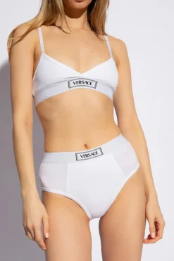 Versace WHITE Cotton bra