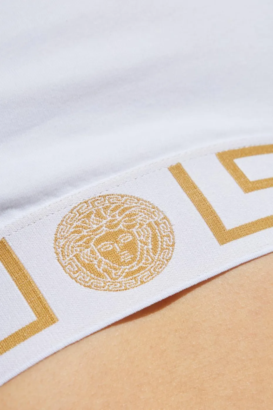 Versace WHITE Cotton bra