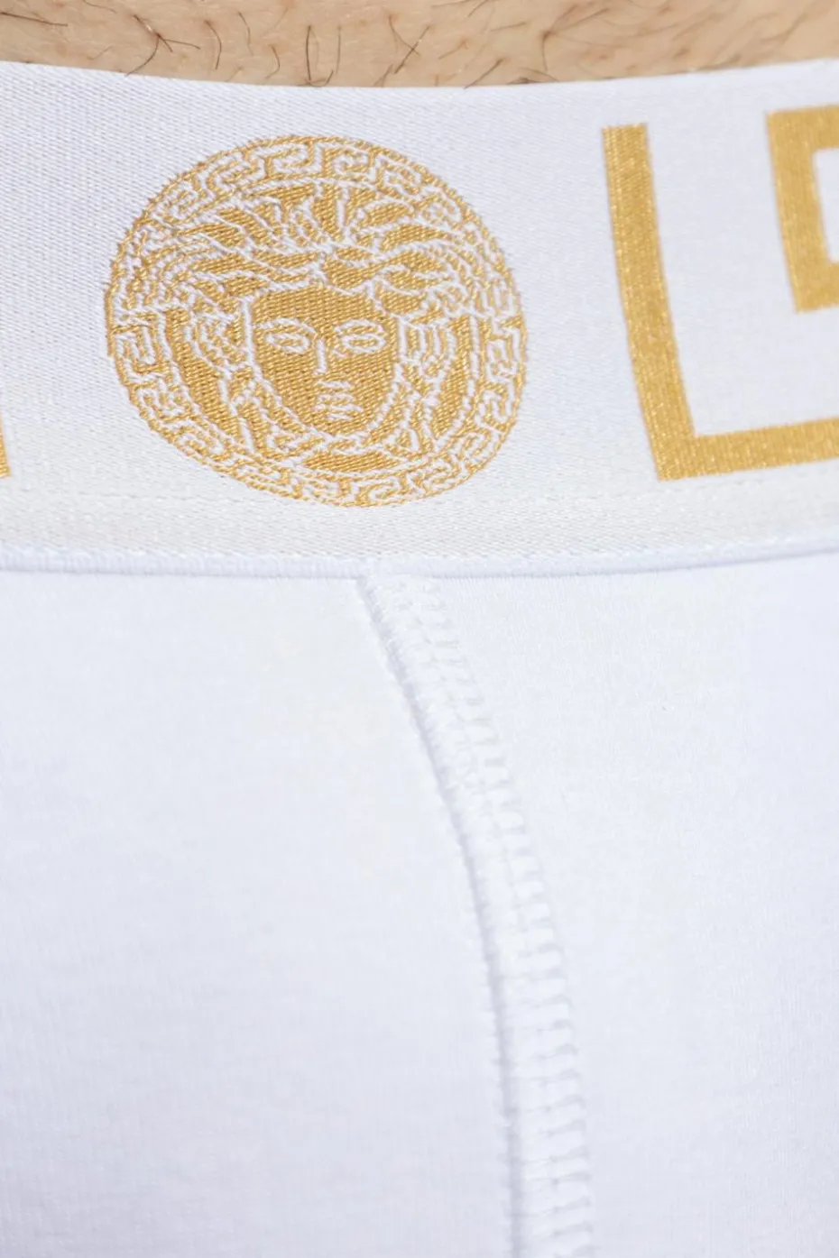 Versace WHITE Cotton Briefs