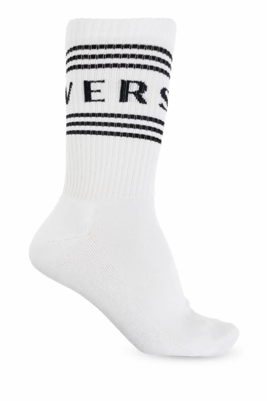 Versace WHITE Cotton socks with logo
